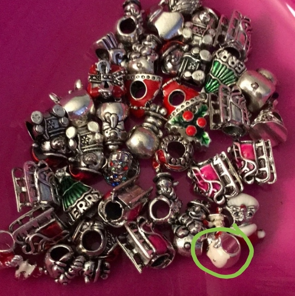 Not for sale - Picking out beads